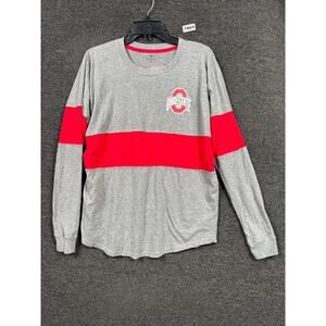 Ohio State Buckeyes Shirt Womens Medium Gray NCAA Football Campus Classics